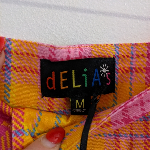 PLAID MINI SKIRT - SIZE MEDIUM - DELIA*S BY DOLLS KILL - Picture 10 of 13